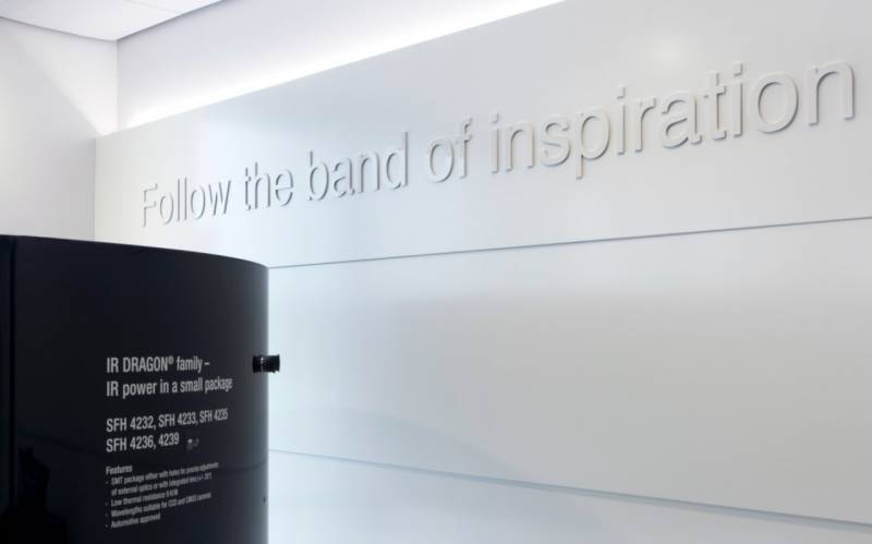 Studio Bachmannkern GmbH | Osram Opto Semiconductors | Showroom Regensburg